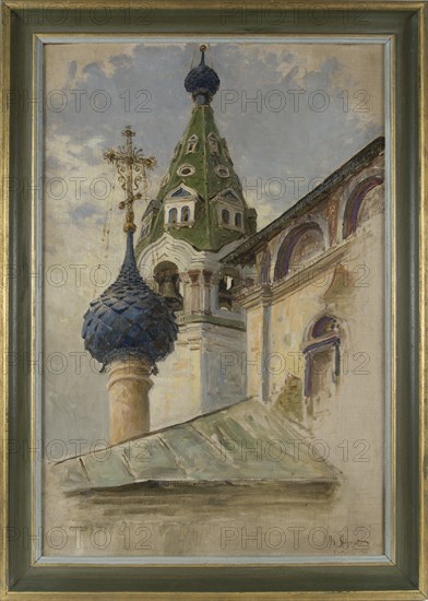 The Archangel Michael Church in Kostroma, 1910. Artist: Schmidt, Genrikh Genrikhovich (1861-1922)