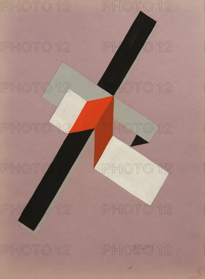 Proun, ca 1923. Artist: Lissitzky, El (1890-1941)