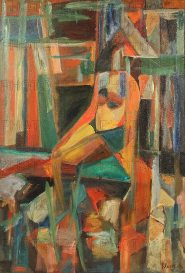 Seated Nude.