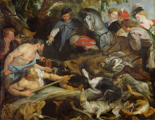 The Wild Boar Hunt, ca 1616.