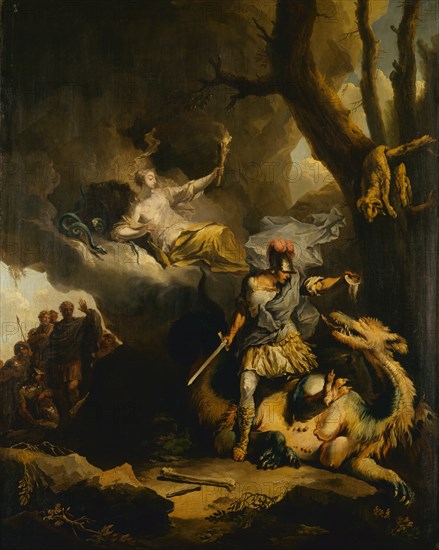 Jason killing the Colchian Dragon, ca 1766-1770.