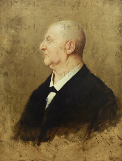 Portrait of Anton Bruckner (1824-1896), 1885.