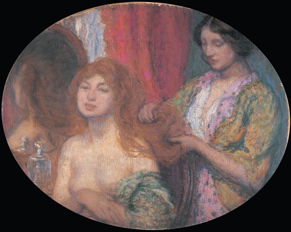 Combing the Hair, c. 1912.