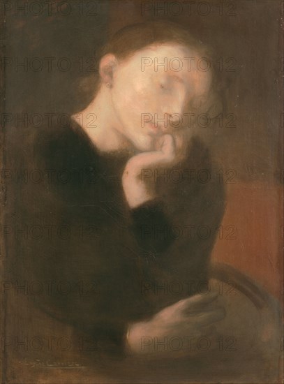 Meditation, ca 1892.