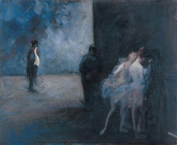 Backstage - Symphony in Blue, Between 1900 and 1923.