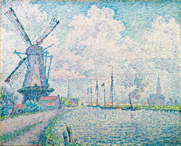 Canal in Overschie, 1906.