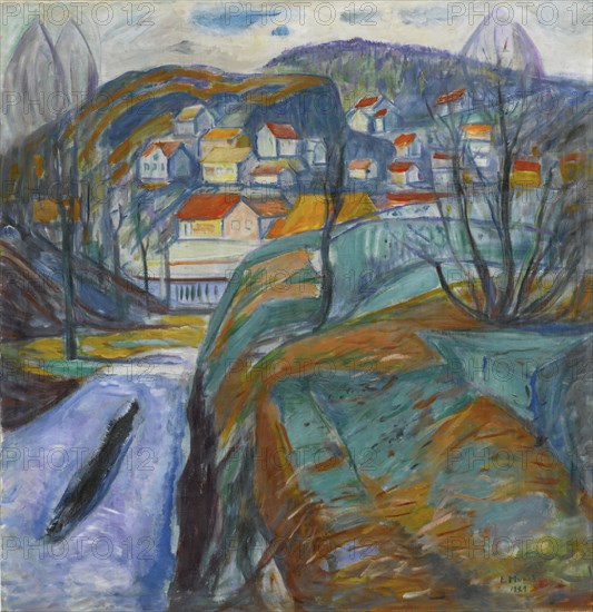 Kragerø in spring, 1929.