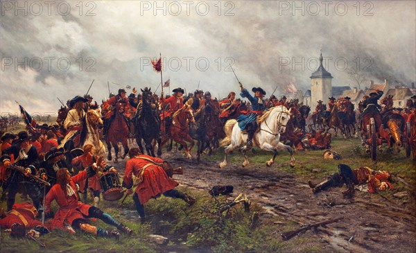 William III of England at the Battle of the Boyne.