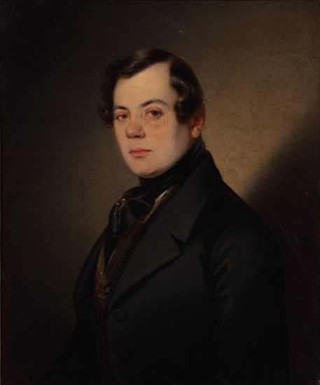 Portrait of the poet Vladimir Grigoryevich Benediktov (1807-1873), Early 1840s.