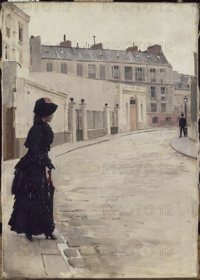 Waiting (L'attente), c. 1880.