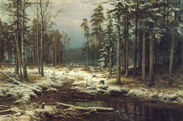 First snow, 1875.