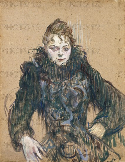 Woman with a Black Boa, 1892.
