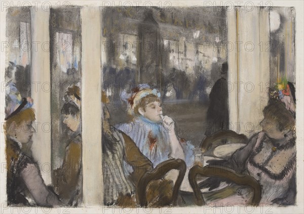 Women on a Cafe Terrace, Evening, 1877.