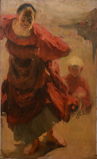 Woman with child, 1901.