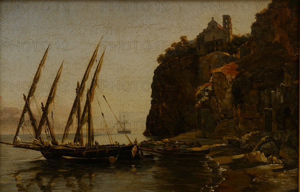 View of Vico Between Castellammare and Sorrento, 1828-1829.