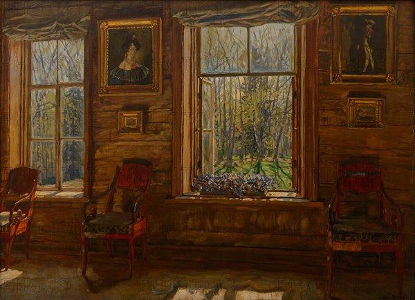 In an old house, 1912-1913.