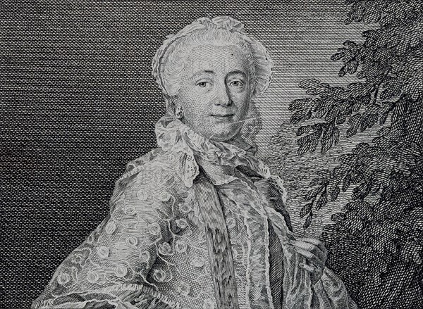 Portrait of Countess Maria Aurora de Lestocq (1720-1808).