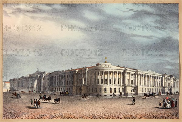 The Senate and Synod Buildings in Saint Petersburg.