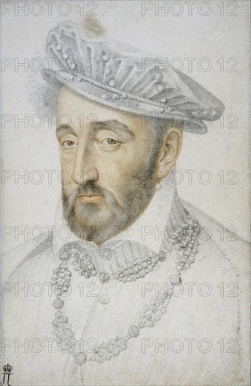 Portrait of King Henry II of France.