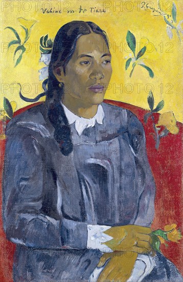 Vahine no te Tiare (Woman with a Flower).