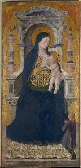 Virgin and child.