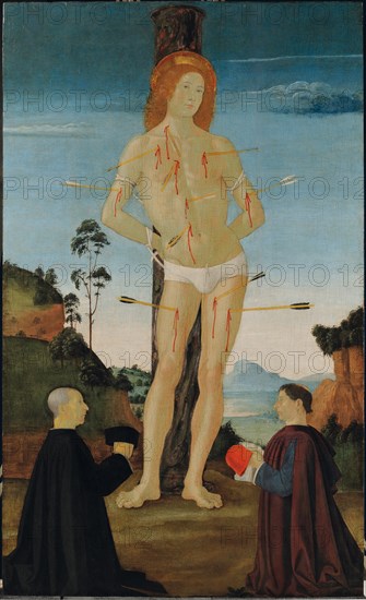 Saint Sebastian.