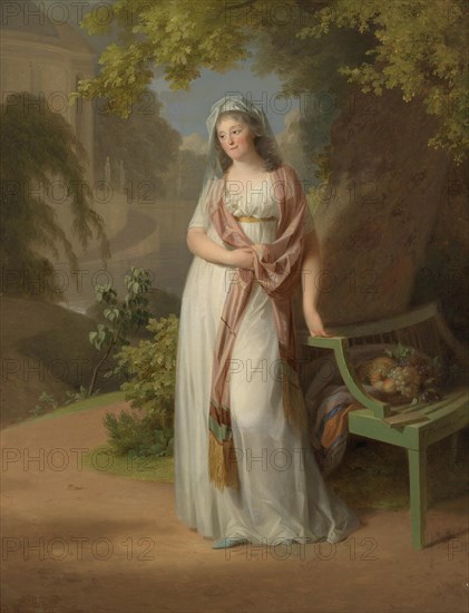 Portrait of Margravine Luise von Anhalt-Dessau (1750-1811).