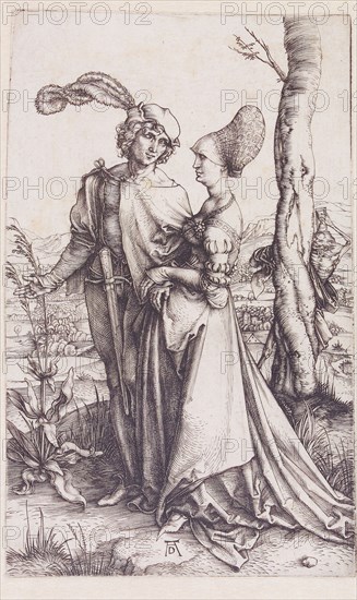 The Lovers and death (The walk).