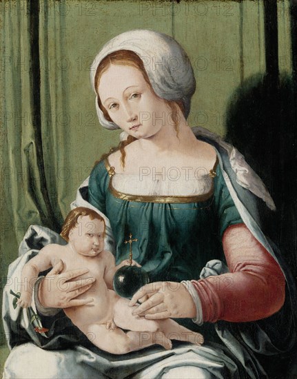 Virgin and child.