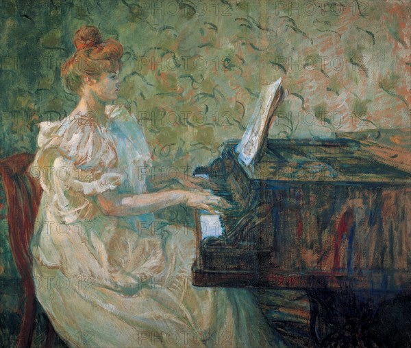 Misia Natanson at the Piano.