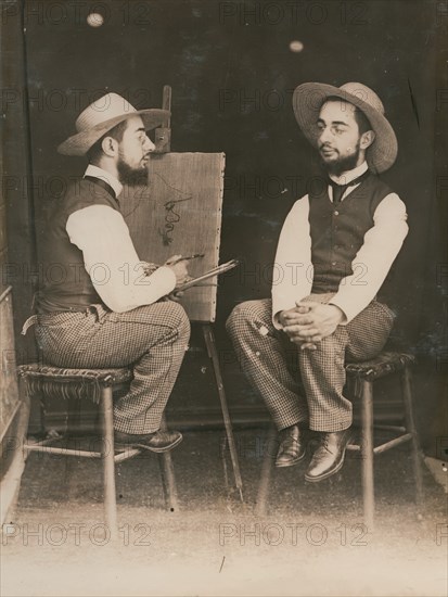 Lautrec paints Lautrec.
