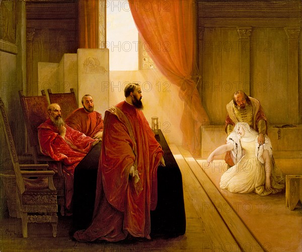 Valenza Gradenigo before the Inquisition.