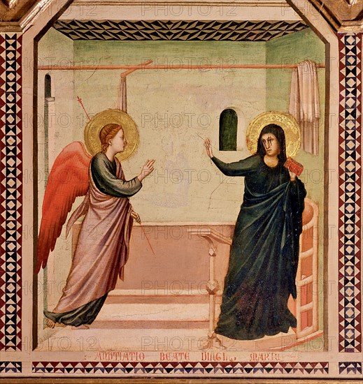 The Annunciation. From the Polyptych of Saint Reparata.