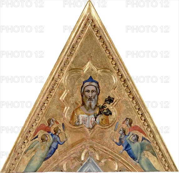 God the Father with Angels. (From the Baroncelli Polyptych).