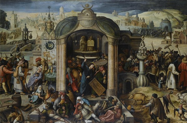 Christ Driving the Money Changers from the Temple.