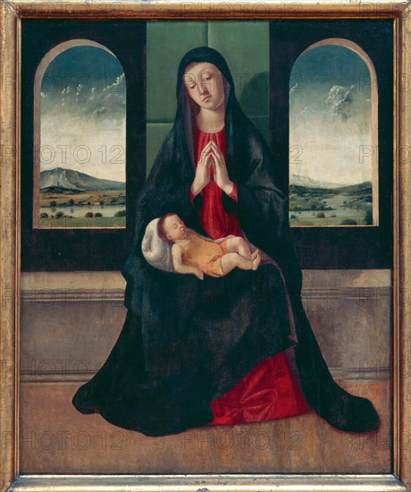 Virgin and child.