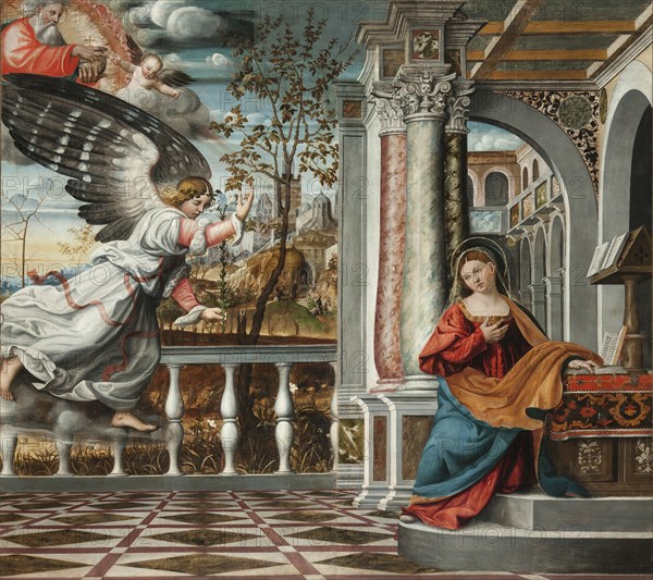 The Annunciation.