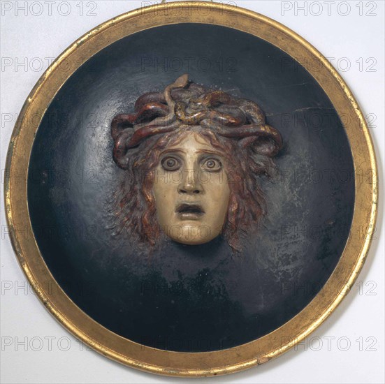 Shield with the head of Medusa.