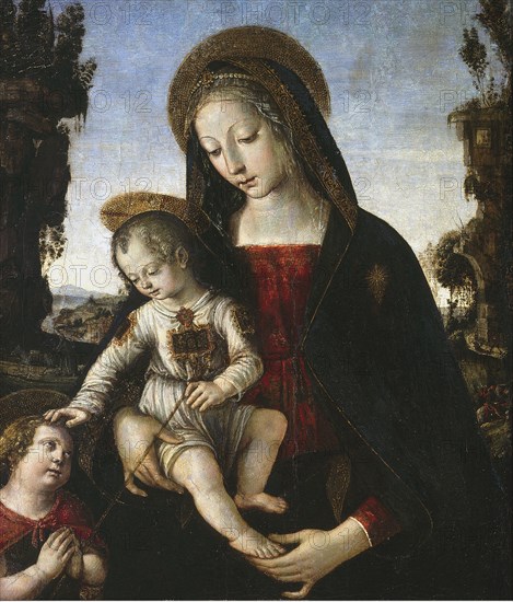 Virgin and child with John the Baptist as a Boy.