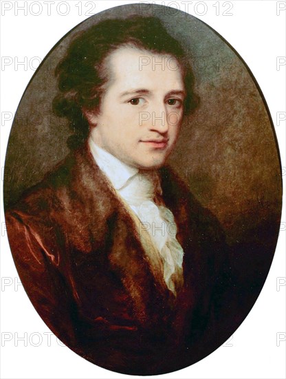 Portrait of Johann Wolfgang von Goethe.