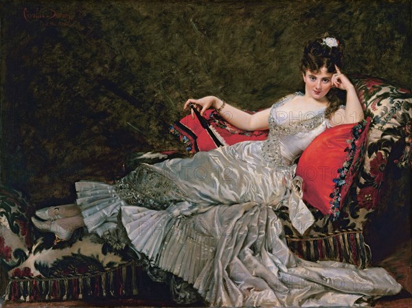 Portrait of Julia Tahl known as Mademoiselle Alice de Lancey.