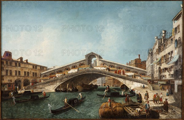 The Rialto Bridge.