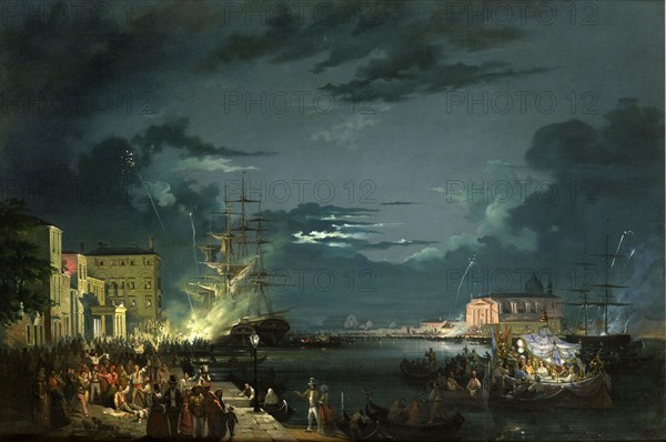 Nocturne with the Festa del Redentore.