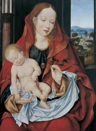 Virgin and child.