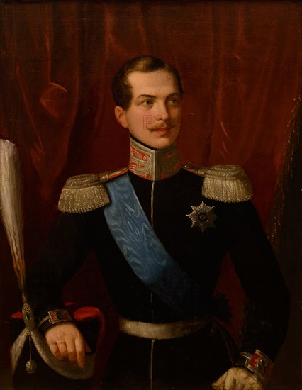 Portrait of the Crown prince Alexander Nikolayevich (1818-1881).