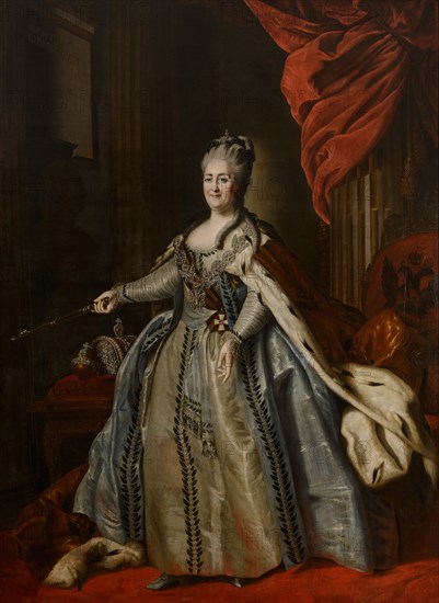 Portrait of Empress Catherine II (1729-1796).