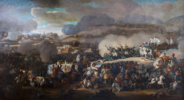 The Battle of the Nations of Leipzig on October 1813.