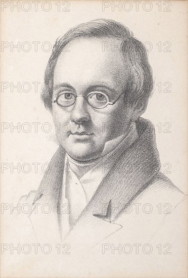 Portrait of the poet Anton Antonovich Delvig (1798-1831).