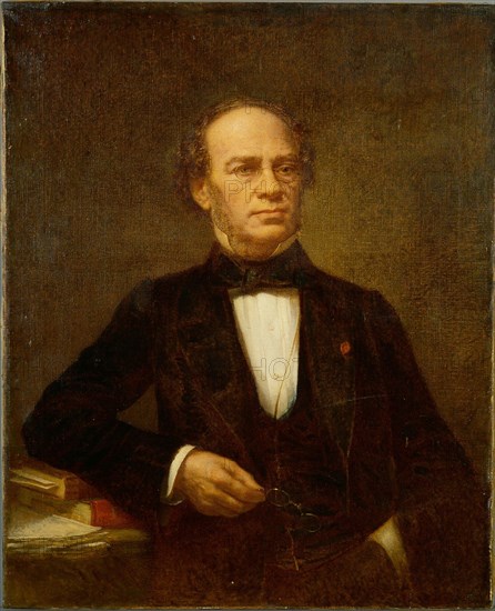 Portrait of the composer Jacques Fromental Halévy (1799-1862).