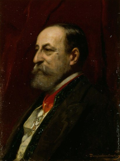 Portrait of the composer Camille Saint-Saëns (1835-1921).